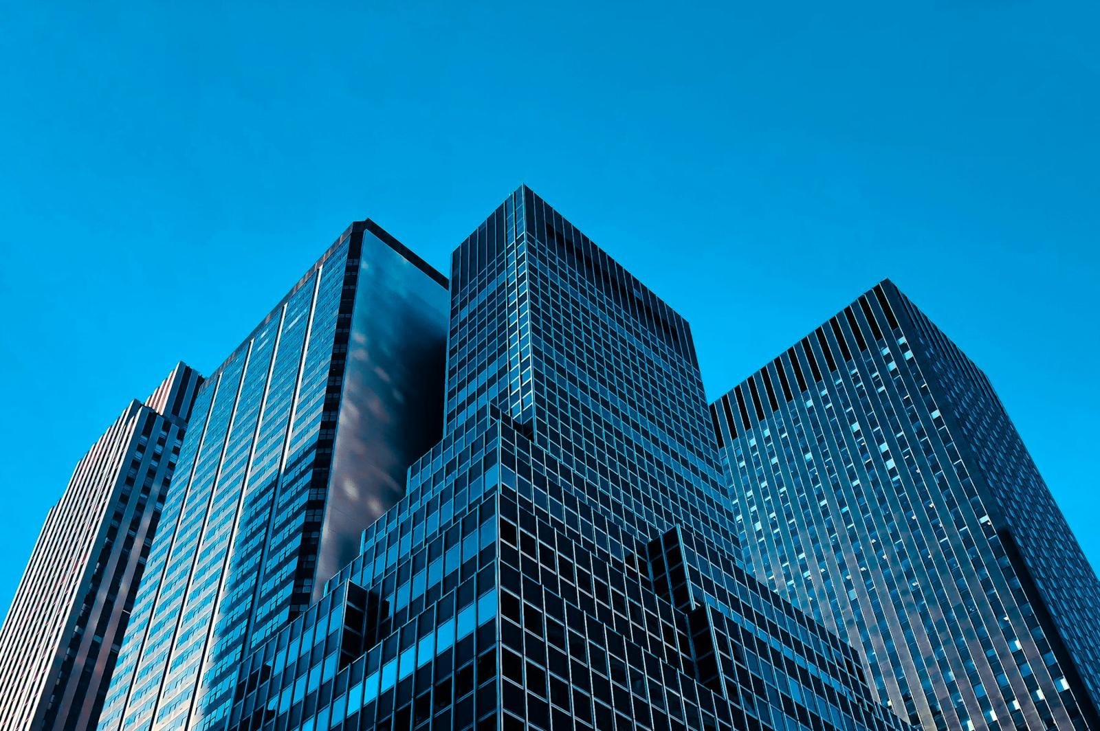 Modern corporate office towers